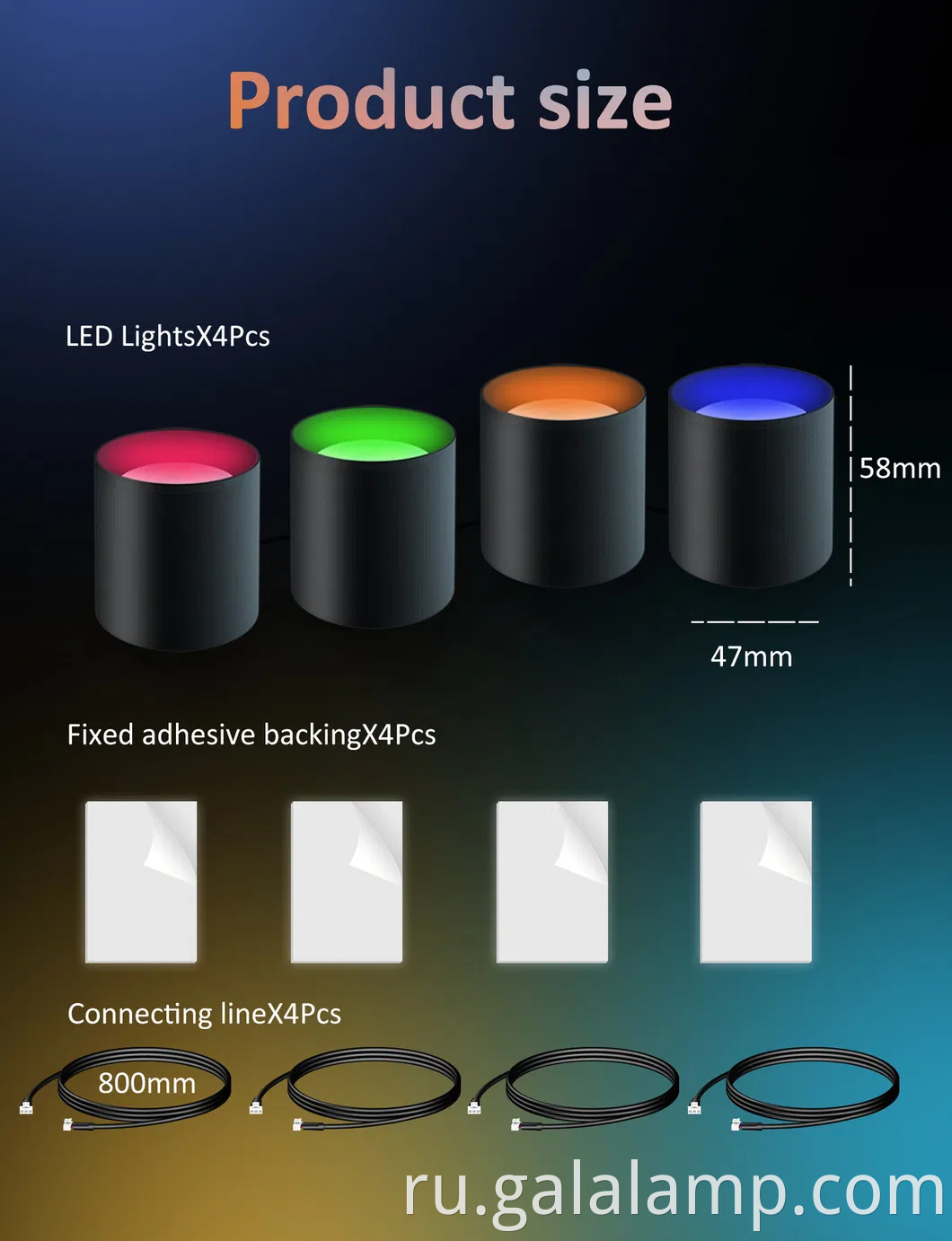 Светодиодные граффити-интеллект, синхронизация музыки, Wi-Fi-многоцветные огни